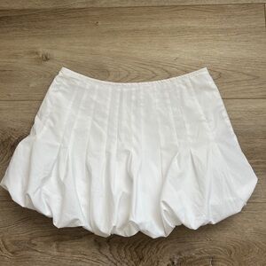 Geel White Cloud Mini Skirt